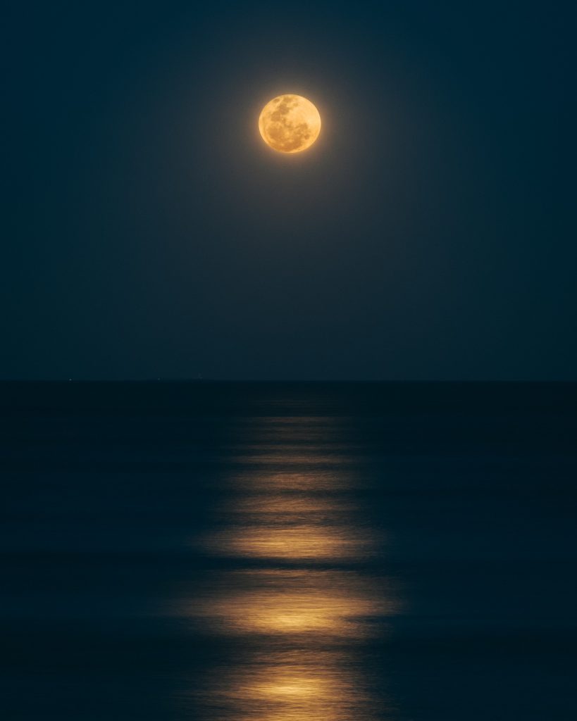 true love tide moon ocean