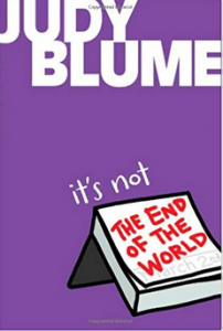 judy blume it's not the end of the world divorce parents children book must read great book